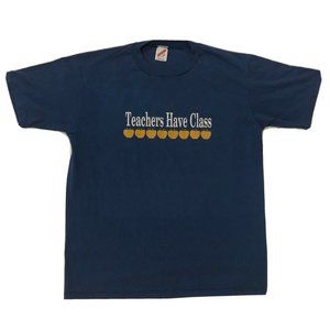 Vintage Teachers Have Class Golden Apples Shirt